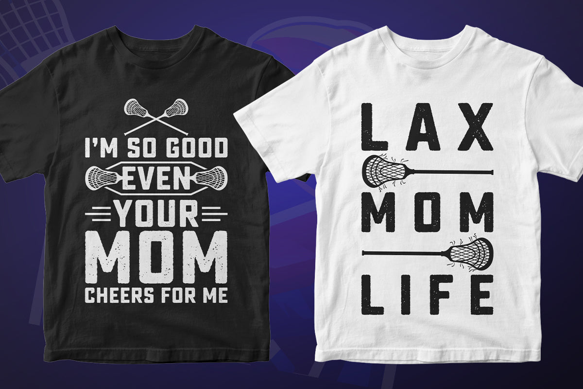 Lacrosse 50 Editable T-shirt Designs Bundle Part 2