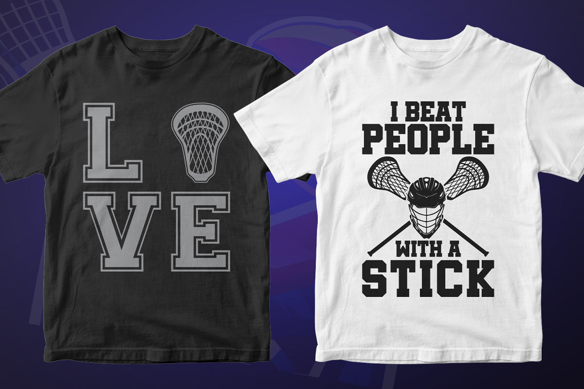 Lacrosse 50 Editable T-shirt Designs Bundle Part 2