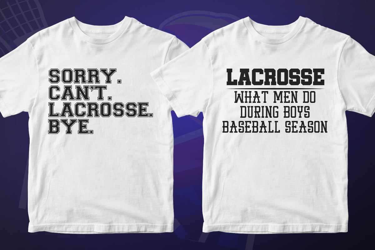 Lacrosse 50 Editable T-shirt Designs Bundle Part 2