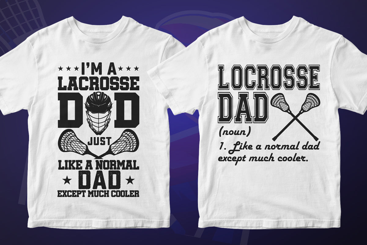 Lacrosse 50 Editable T-shirt Designs Bundle Part 2