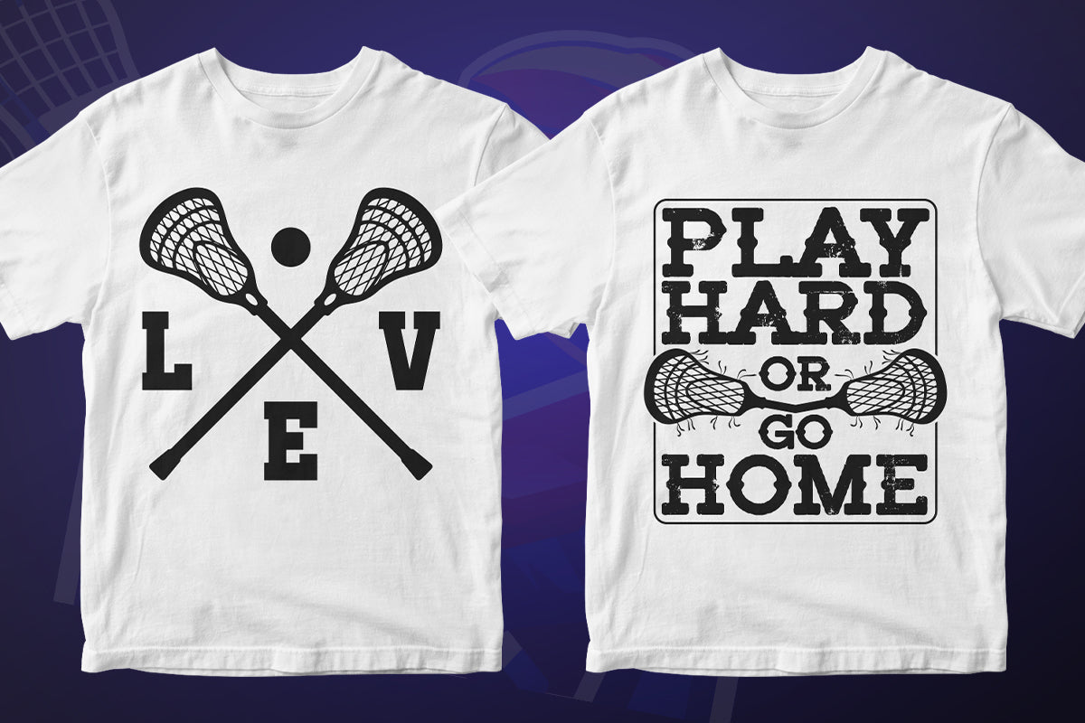 Lacrosse 50 Editable T-shirt Designs Bundle Part 2