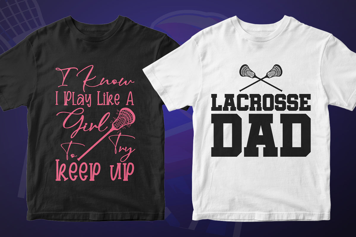 Lacrosse 50 Editable T-shirt Designs Bundle Part 2