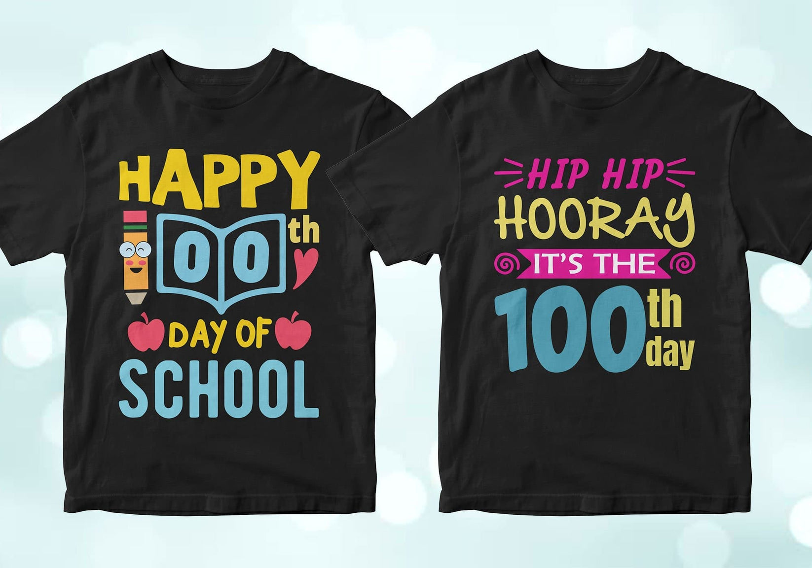 Happy 100th day of school, hip hip hooray it's the 100th day