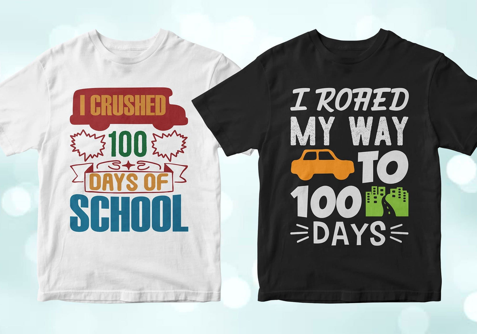 I crushed 100 days of school, I roared my way to 100 days