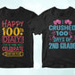 Happy 100th day! It's time to celebrate, jump and play! I crushed 100 days of 2nd grade