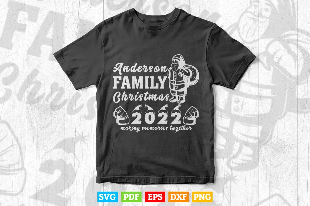 2022 Family Christmas Svg T shirt Design.
