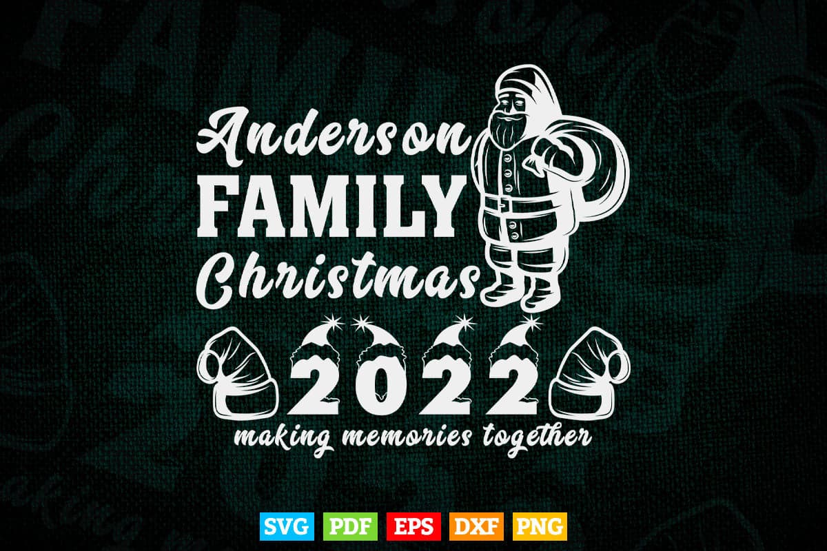 2022 Family Christmas Svg T shirt Design.