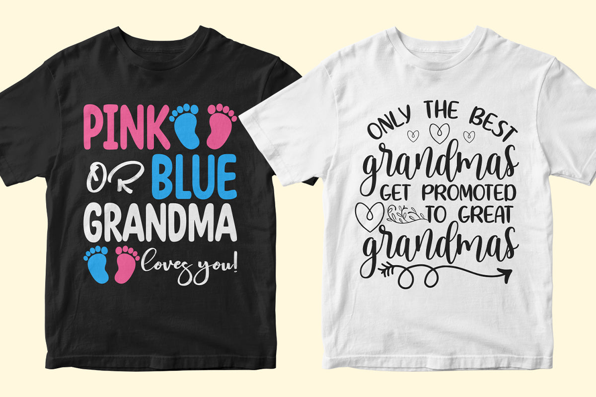 Grandma 50 Editable T-shirt Designs Bundle Part 2