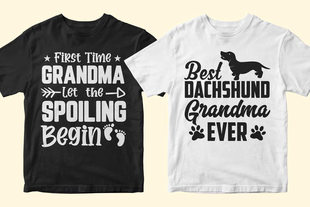 Grandma 50 Editable T-shirt Designs Bundle Part 2