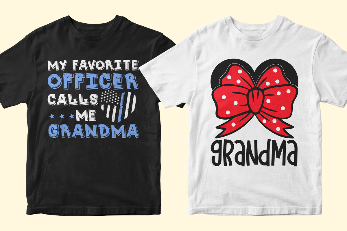 Grandma 50 Editable T-shirt Designs Bundle Part 2