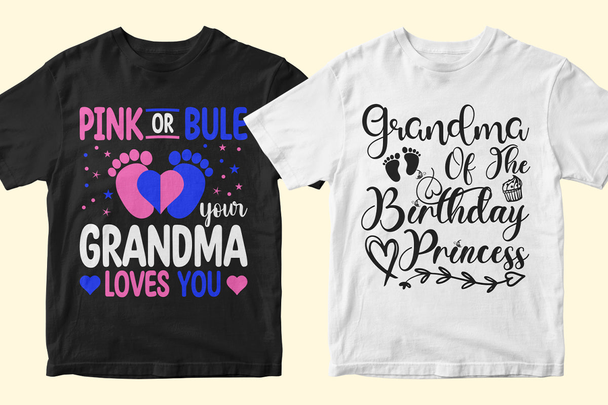 Grandma 50 Editable T-shirt Designs Bundle Part 2