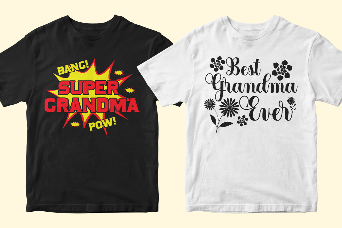 Grandma 50 Editable T-shirt Designs Bundle Part 2