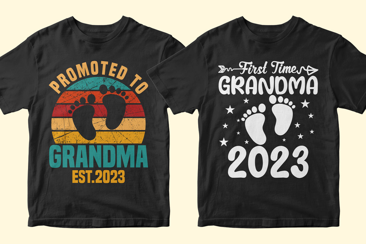 Grandma 50 Editable T-shirt Designs Bundle Part 2