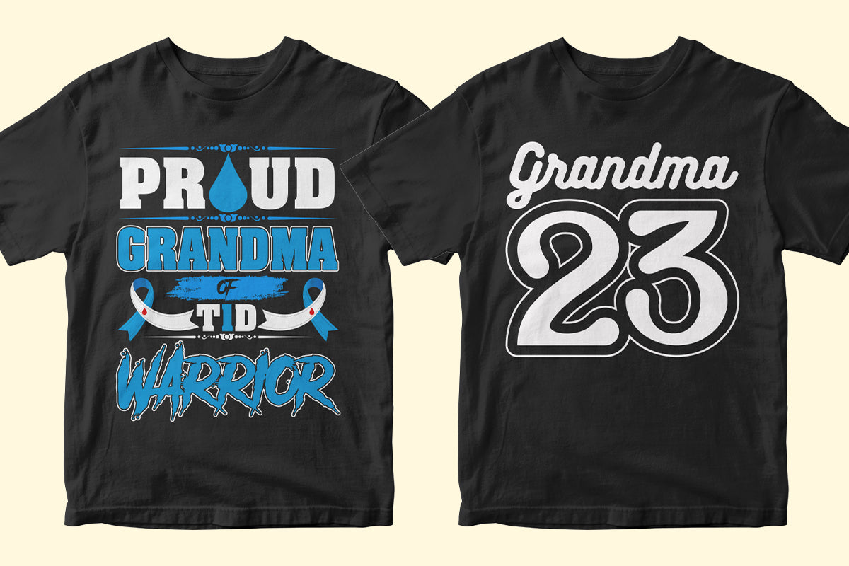 Grandma 50 Editable T-shirt Designs Bundle Part 2