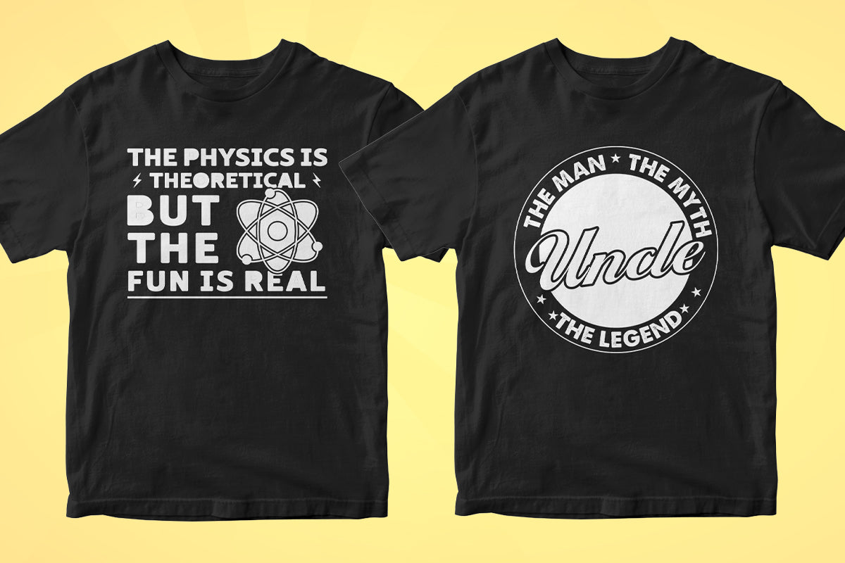 Uncle 50 Editable T-shirt Designs Bundle Part 1