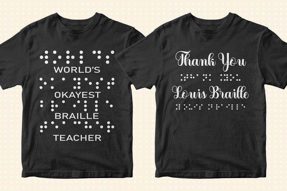Braille Day 50 T-shirt Designs Bundle Part 1