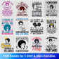 Afro 50 Editable T shirt Designs Bundle Part 1