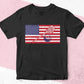 America Flag Lacrosse Editable Vector T-shirt Design in Ai Svg Png Files