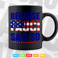 American Flag Because Fauci Said So Support Doctor Life Svg T shirt Design.