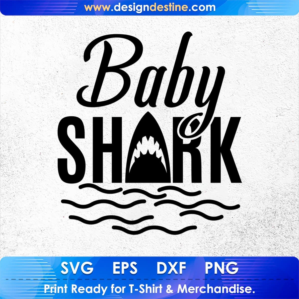 Baby Shark T shirt Design In Svg Cutting Printable Files