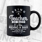 Bein a Teacher Is Easy It's a Like Riding a Bike Teacher's Day Vector T-shirt Design in Ai Svg Png Files