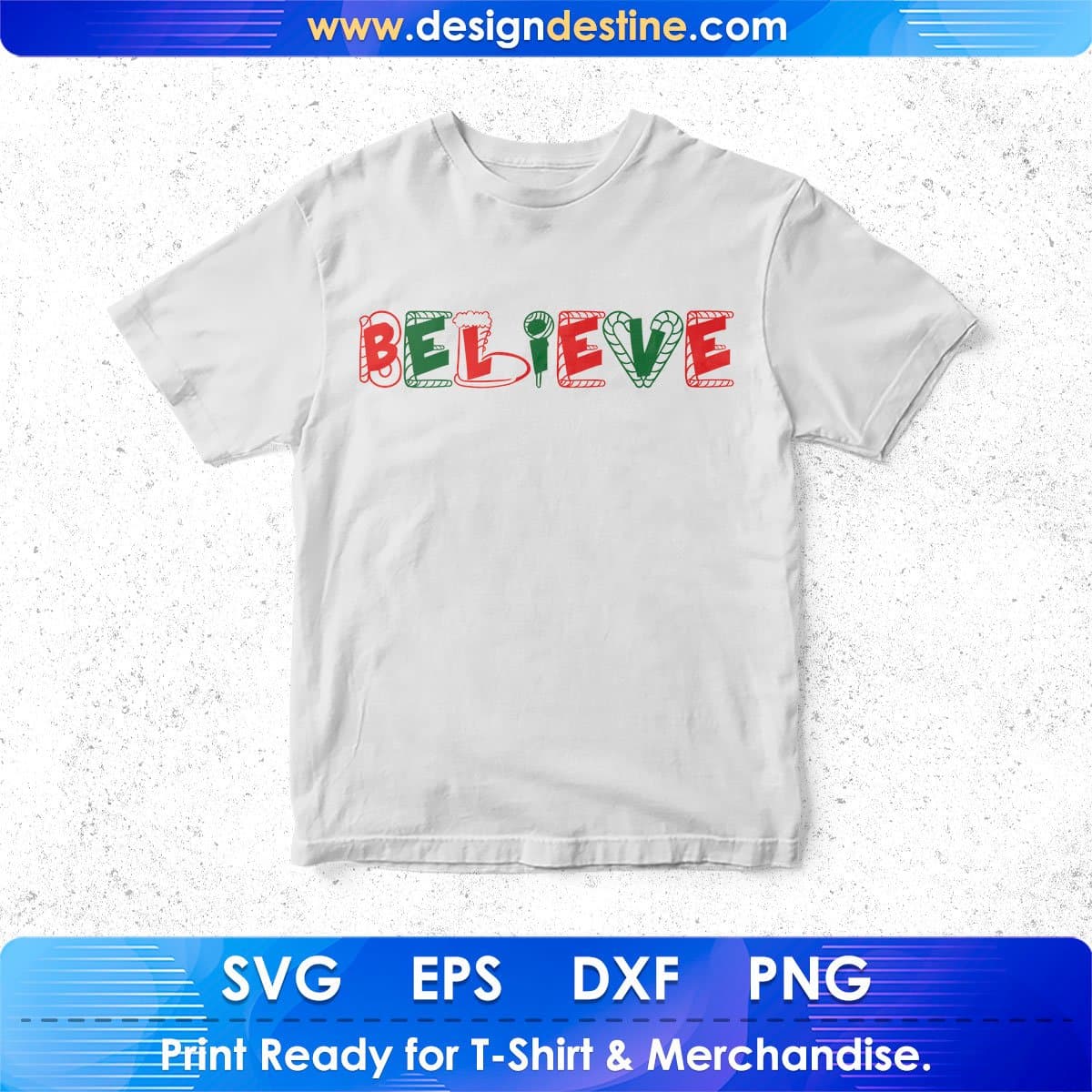 Believe T shirt Design In Svg Png Cutting Printable Files