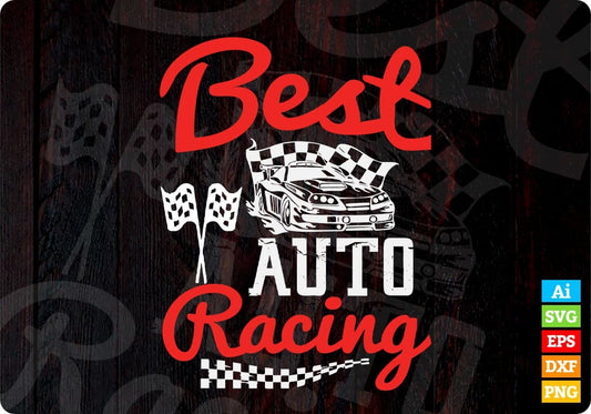 Best Auto Racing Editable T shirt Design In Ai Svg Printable Files