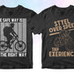 the safe way is the right way, cyclist t shirts bicycle tee shirt bicycle tee shirts bicycle t shirt designs t shirt with bike design