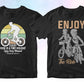 every ride is a tiny holiday enjoy every moment, enjoy the ride, cyclist t shirts bicycle tee shirt bicycle tee shirts bicycle t shirt designs t shirt with bike design