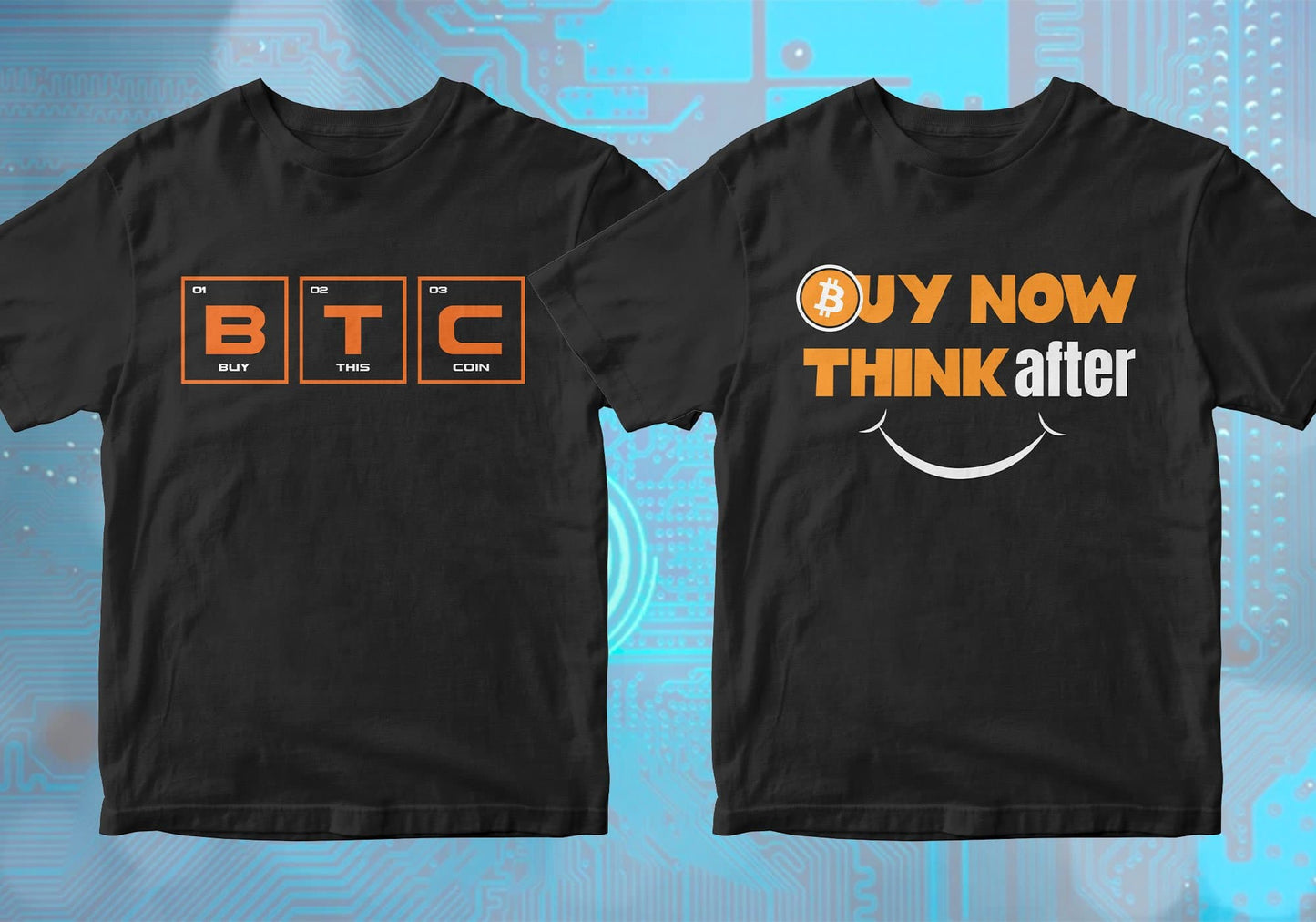 Bitcoin Cryptocurrency Btc 100 Editable Vector T-shirt Designs Bundle Part 1