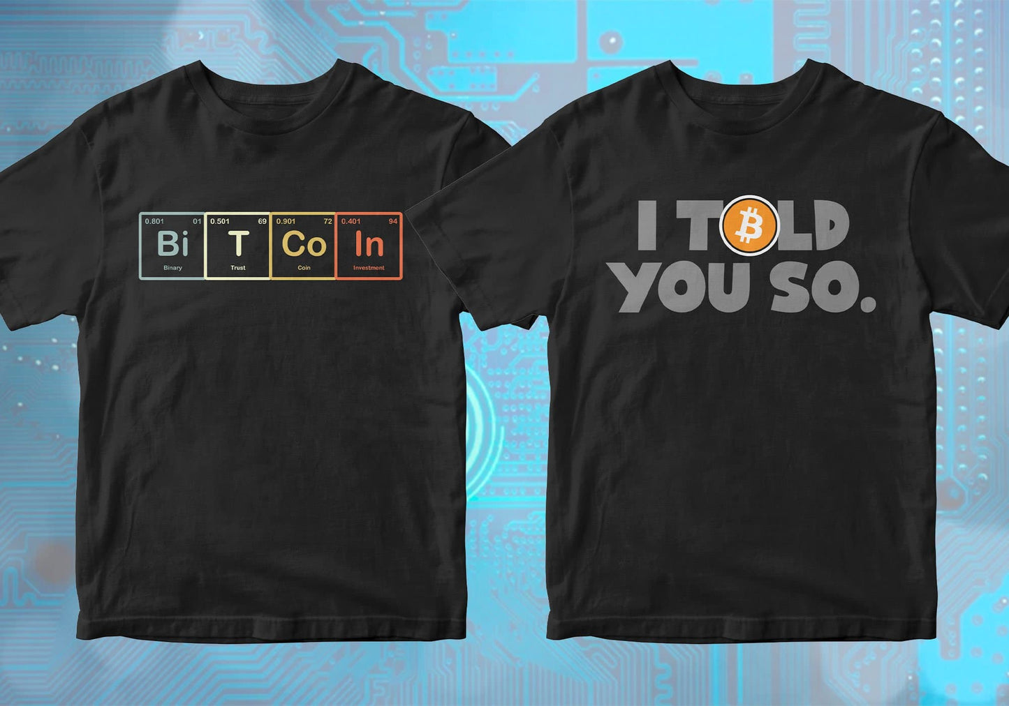Bitcoin Cryptocurrency Btc 100 Editable Vector T-shirt Designs Bundle Part 1