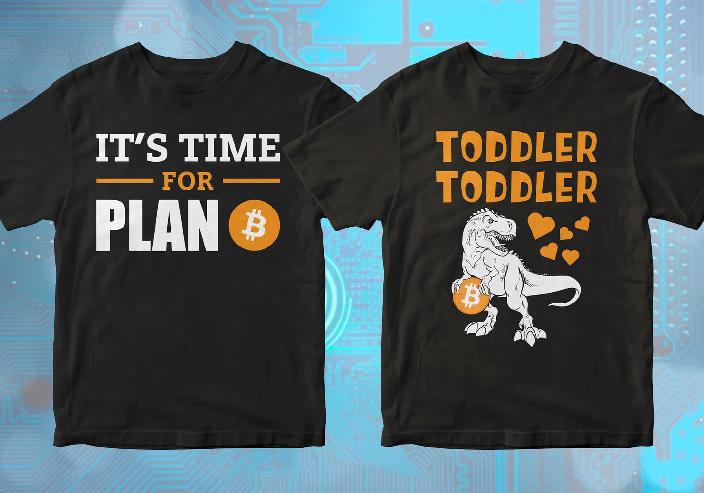 Bitcoin Cryptocurrency Btc 100 Editable Vector T-shirt Designs Bundle Part 1