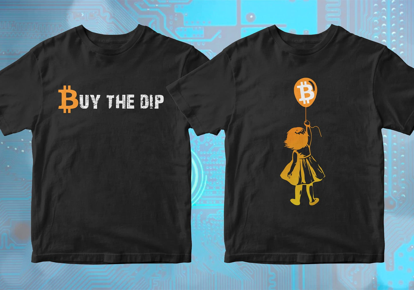 Bitcoin Cryptocurrency Btc 100 Editable Vector T-shirt Designs Bundle Part 1