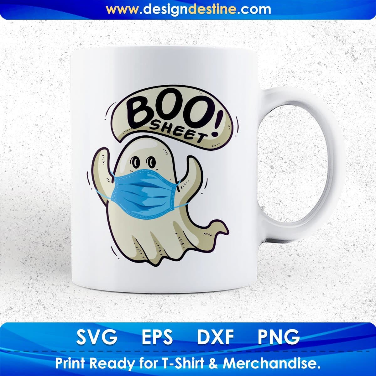 Boo Sheet Ghost Halloween T shirt Design In Png Svg Cutting Printable Files