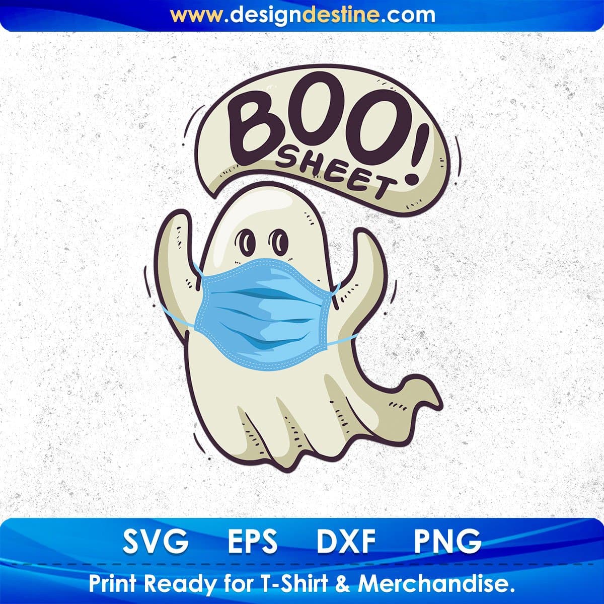 Boo Sheet Ghost Halloween T shirt Design In Png Svg Cutting Printable Files