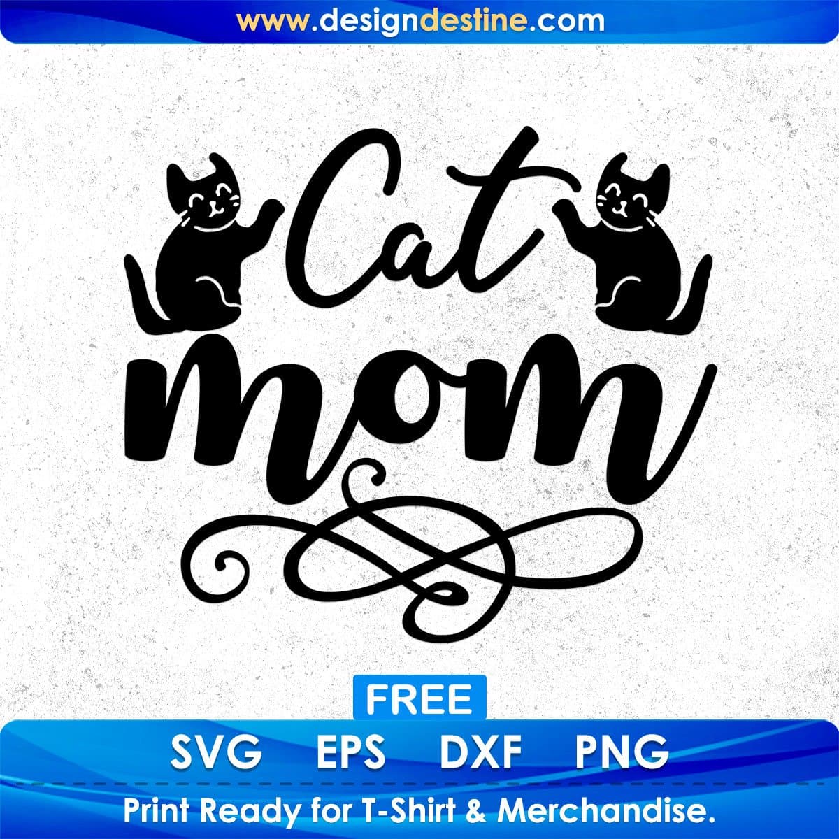 Cat Mom Animal T shirt Design In Svg Png Cutting Printable Files