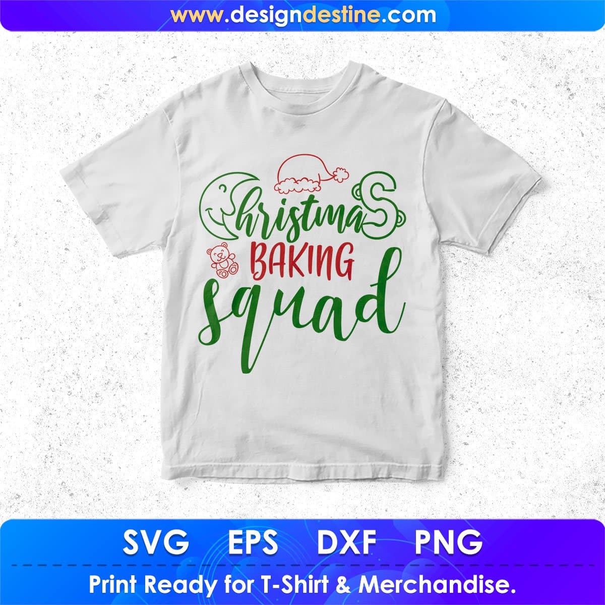 Christmas baking Squad T shirt Design In Svg Png Cutting Printable Files