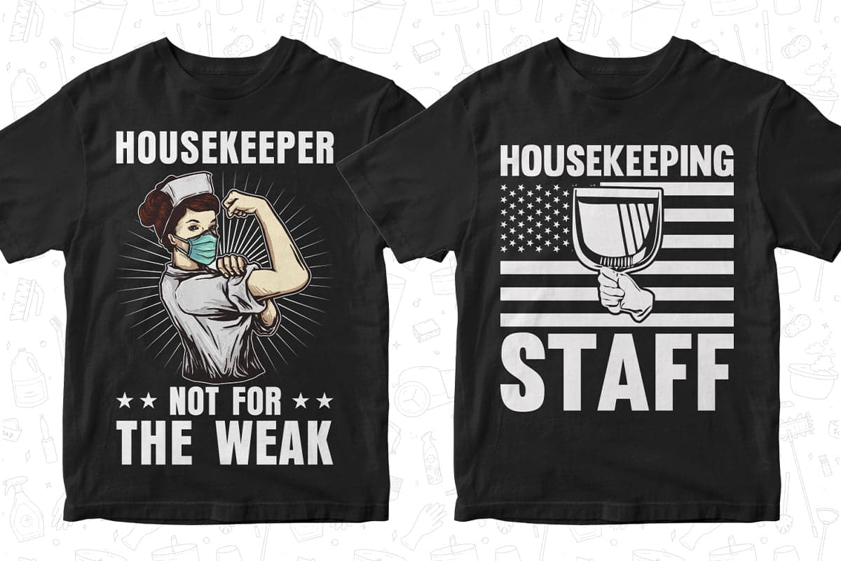 Cleaner 50 Editable T-shirt Designs Bundle Part 1
