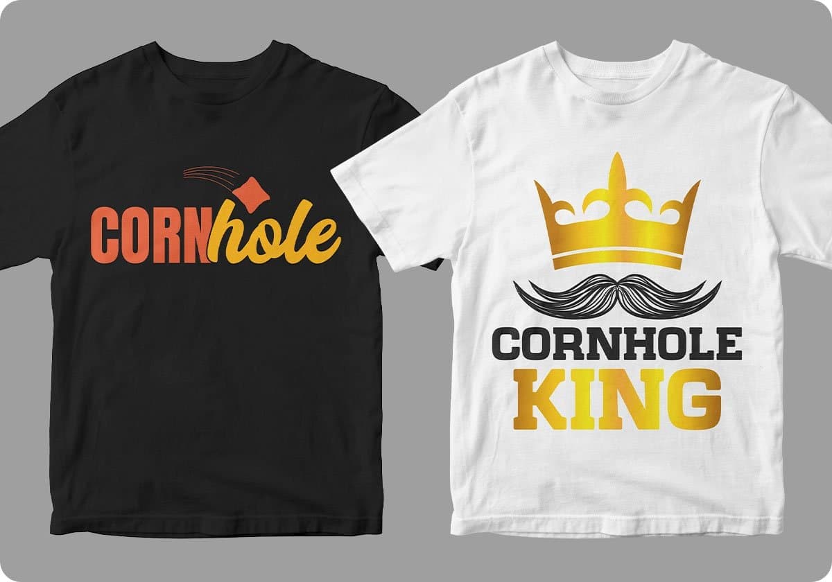 Cornhole 50 Editable T shirt Designs Bundle Part 1