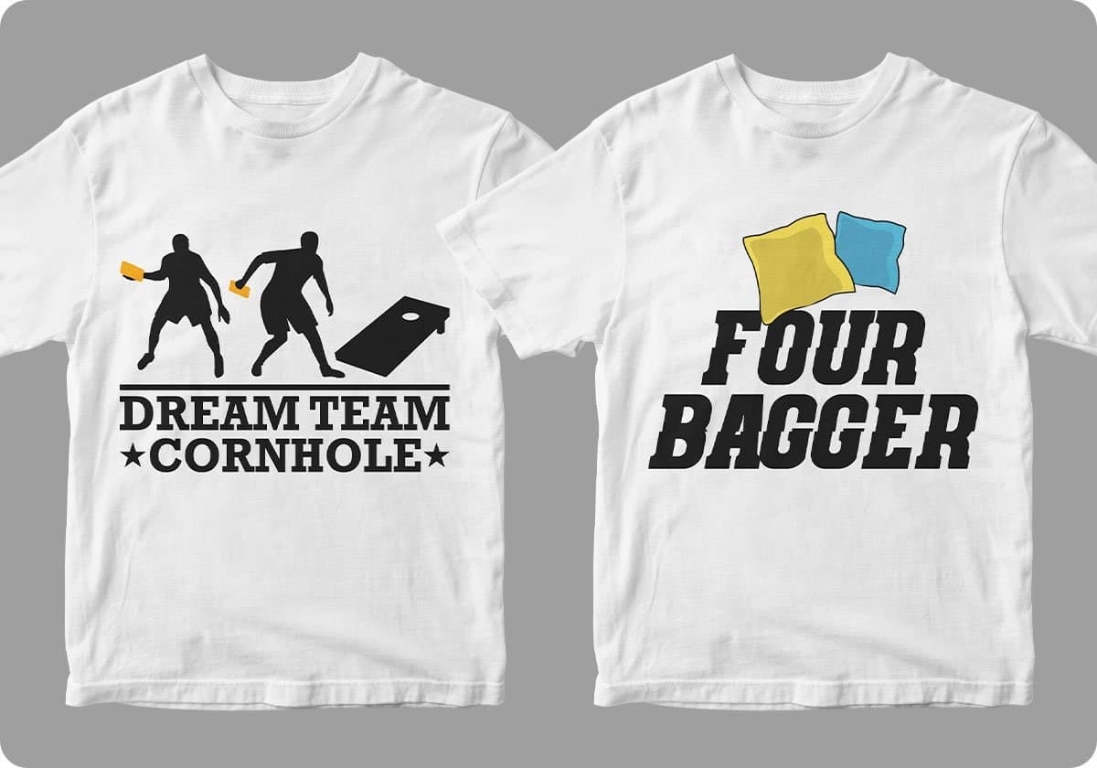Cornhole 50 Editable T shirt Designs Bundle Part 1