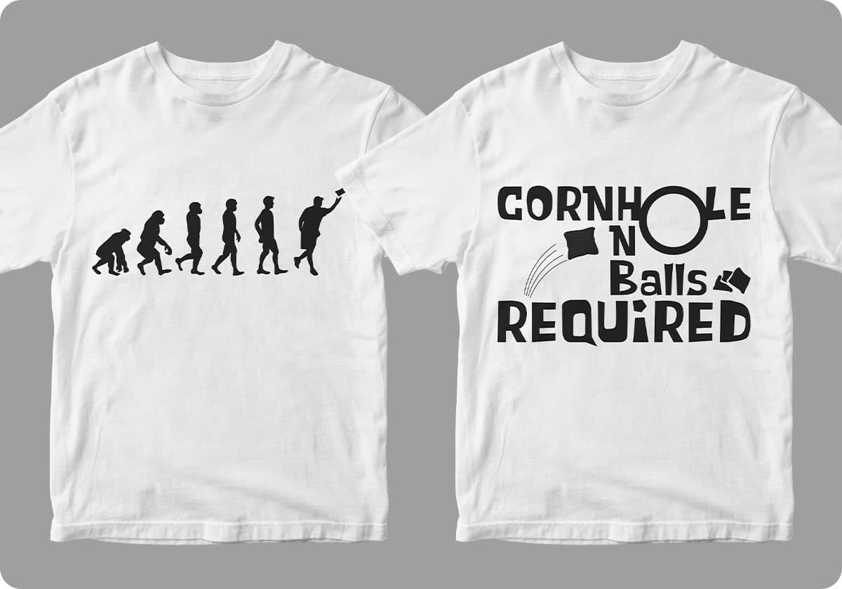 Cornhole 50 Editable T shirt Designs Bundle Part 1