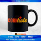 Cornhole Editable T shirt Design In Ai Svg Png Cutting Printable Files