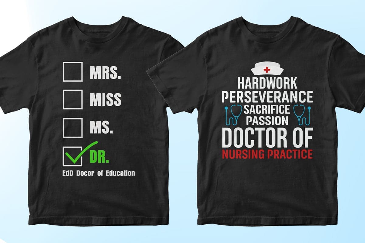 Doctor 50 Editable T-shirt Designs Bundle Part 1