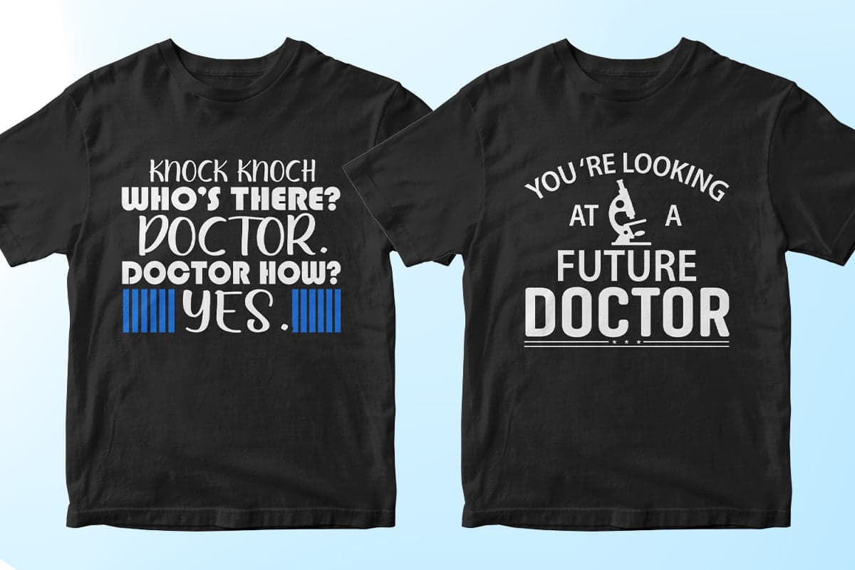 Doctor 50 Editable T-shirt Designs Bundle Part 1