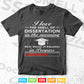 Doctor of Education Dissertation Doctorate Graduation Svg T shirt Design.