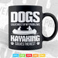 Dogs Solve Most Of My Problems Kayaking Solves Svg Cricut Files.