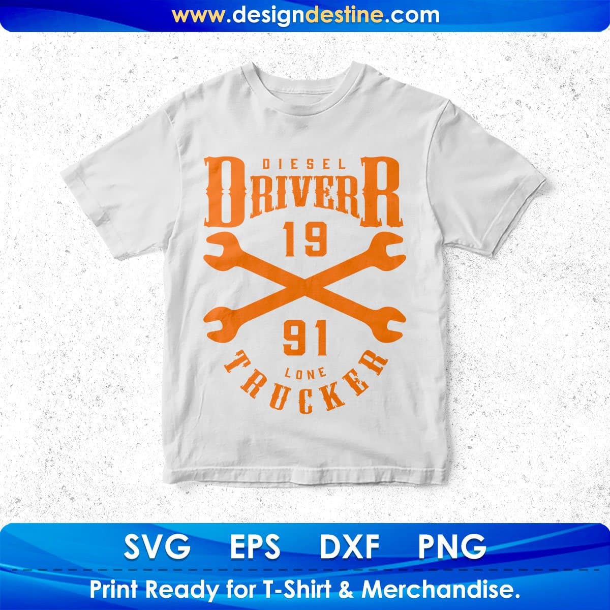 Driver Love Trucker Mechanic Truck Driver T shirt Design In Png Svg Cutting Printable Files