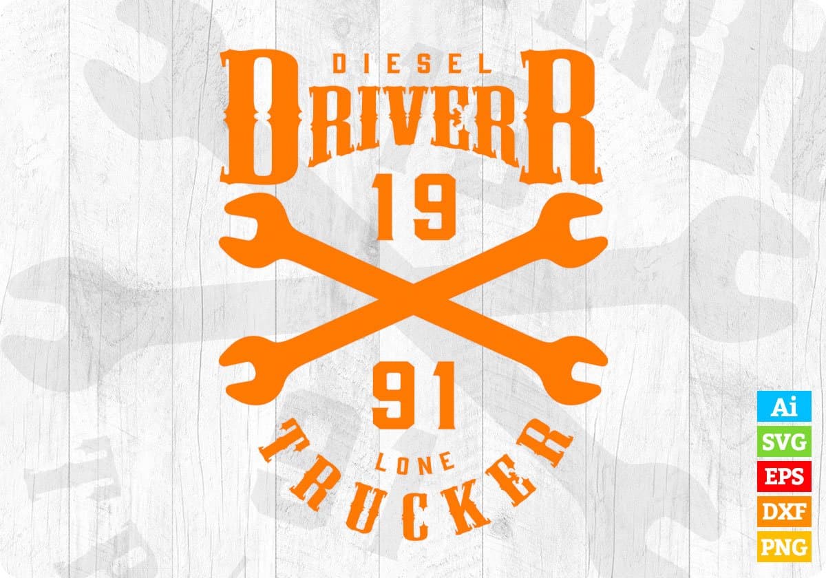 Driver Love Trucker Mechanic Truck Driver T shirt Design In Png Svg Cutting Printable Files