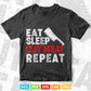 Eat Sleep Cut Meat Repeat Butcher Funny Gift Svg Png Cutting Files.