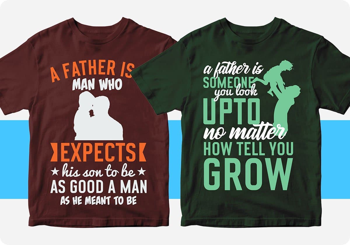 Father's Day 50 Editable T-shirt Designs Bundle Part 1